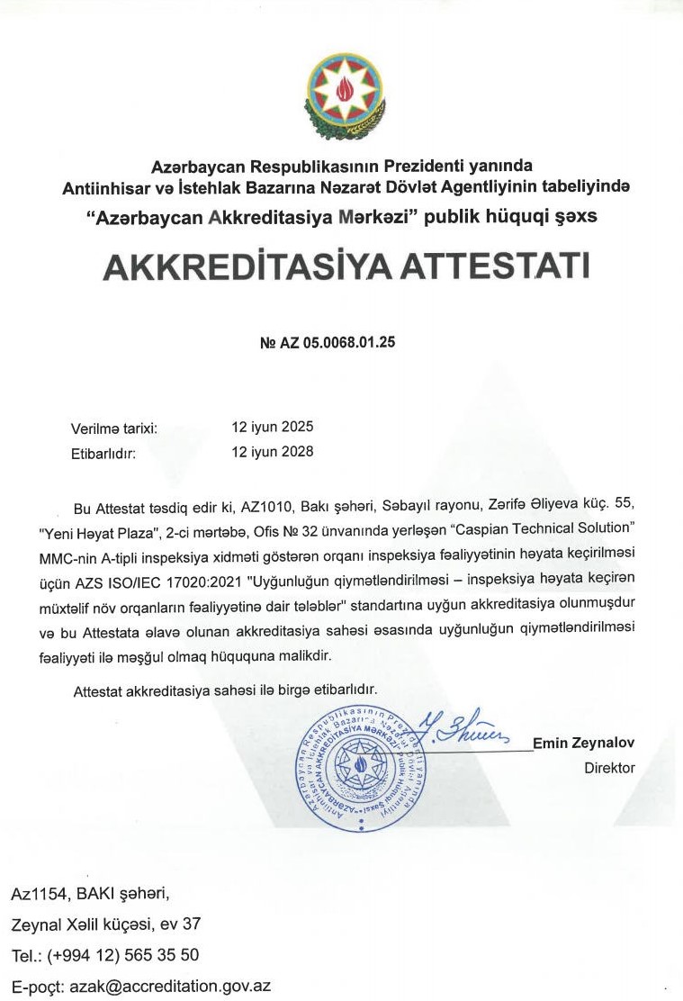 Certification
